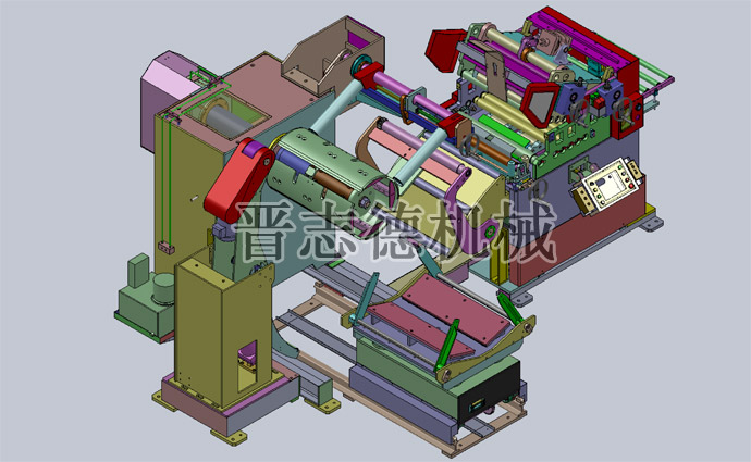 三合一送料機3D圖