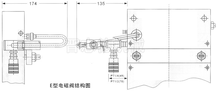 空氣送料機E型電磁閥結構圖