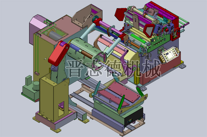 三合一送料機3D結構圖