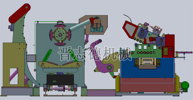 三合一送料機3D結構圖